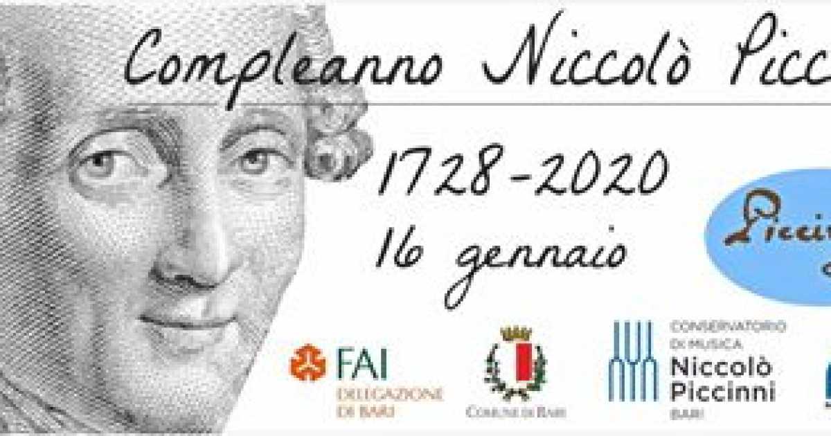 Visite guidate, incontri e spettacoli: Bari celebra il compleanno di Piccinni